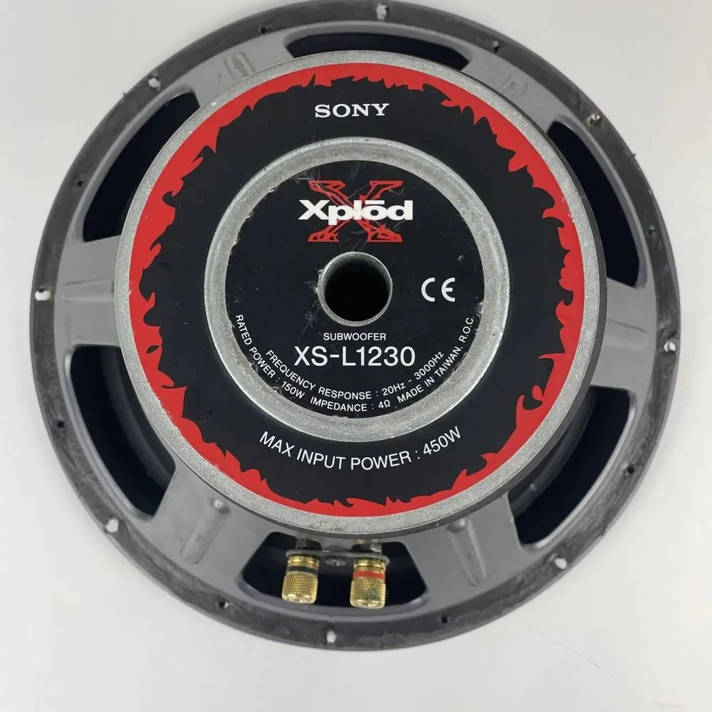 Sony Xplod XS-L1230 12in. Car Subwoofer Single Voice Coil 150W RMS Power ~ Works